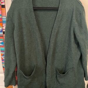 Madewell Forest Green Knit Cardigan